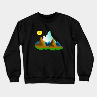 mountain of artistic art Crewneck Sweatshirt